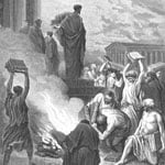 Сожжение книг после проповеди Павела в Эфесе